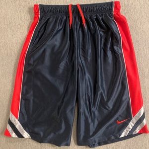Nike navy basketball shorts